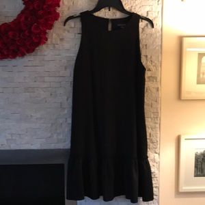 Banana Republic sleeveless black dress.